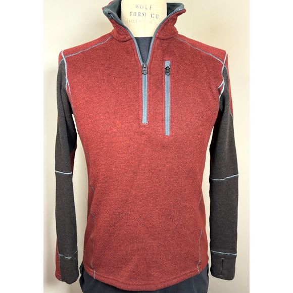 Kuhl Other - KUHL MENS INTERCEPTR 1/4 ZIP MOLE RED SIZE M FLEECE PULLOVER